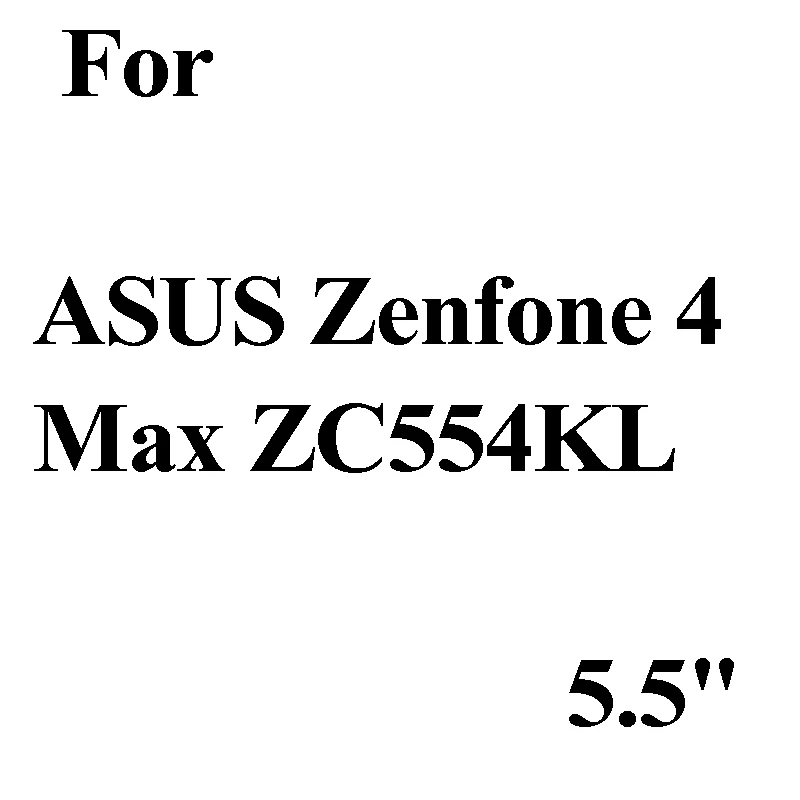 Защитное закаленное стекло для Asus Zenfone 4 Max ZC520KL ZC554KL полное покрытие защита экрана на 4 селфи ZD553KL Live ZB501KL - Цвет: For Asus ZC554KL