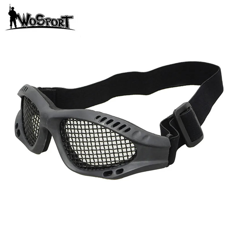 Stainless Steel Mesh No Fog Safety Goggles Shock Resistance Eyes