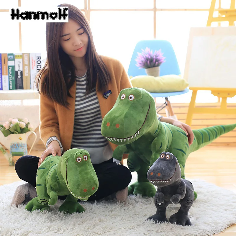 Cuddly динозавр игрушка стоячий плюши кукла зеленый/серый реалистичные Животные