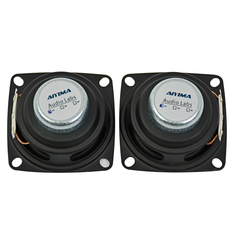 AIYIMA 2Pcs 2Inch Mini Portable Speaker Full Range Speaker 4Ohm 12W DIY Stereo HiFi Horn Loudspeaker Home Theater Accessorie AIYIMA 2Pcs 2Inch Mini Portable Speaker Full Range Speaker 4Ohm 12W DIY Stereo HiFi Horn Loudspeaker Home Theater Accessorie