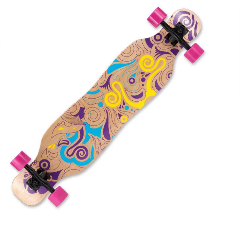 Professional Skateboard Complete Maple Longboard Skate Board 4 Wheel Downhill Street Long Board Dance Board Roller Driftboard