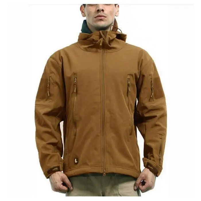 Very best  2019 Military Soft Shell Tactical Jacket Outdoor Hiking Hunting Swat Training Waterproof Outerwear 