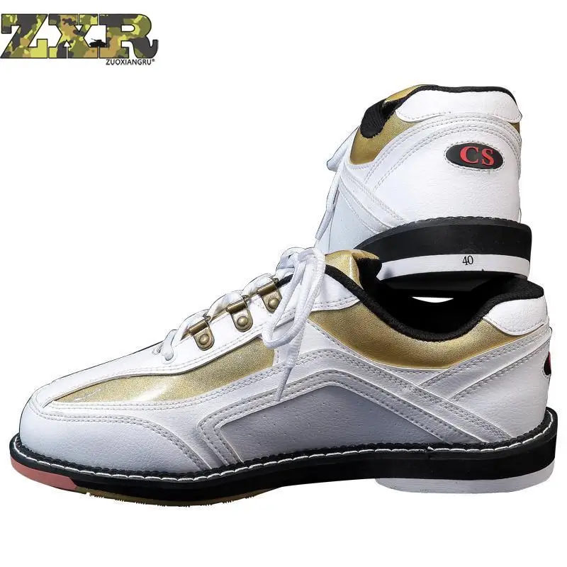 

High Quality Unisex Bowling Shoes Right-hand Anti-skid Outsole Sneakers Genuine Leather Breathable Men Sneakers Reflective Shoes