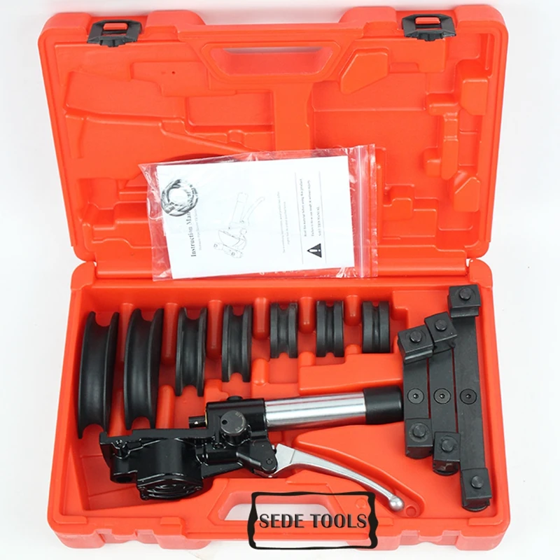 Hydraulic Manual Pipe Bender Tube Bender with Nylon former in 1/4'', 5/