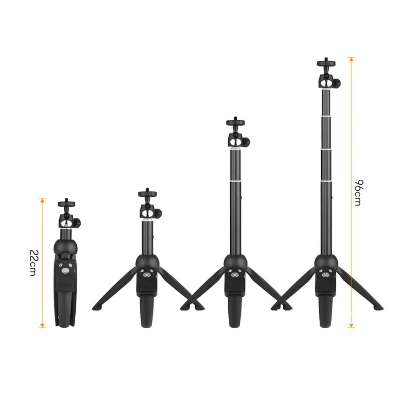 4 в 1 палка для селфи штатив Стенд Выдвижная монопод Bluetooth пульт дистанционного управления Телефон крепление для iPhone X 8 Android Gopro