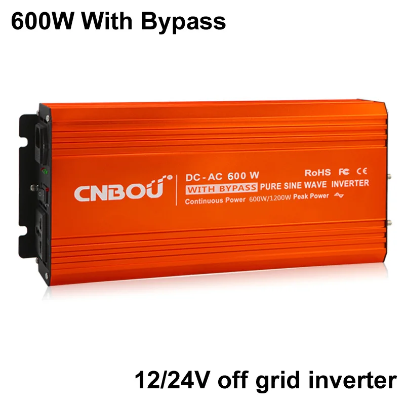 Netzunabh ngige 600 Watt Hause Wechselrichter mit Bypass Reine 