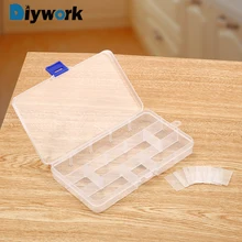 DIYWORK PP материал электронные пластиковые контейнеры коробка для хранения Toolbox прозрачная коробка для хранения компонент