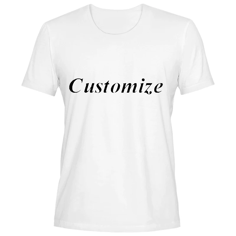 

Cloudstyle 2019 3D Customized Tshirt Men Customer Print On Demand 3D Fashion Casual Tees Tops Plus Size 5XL Wholesale