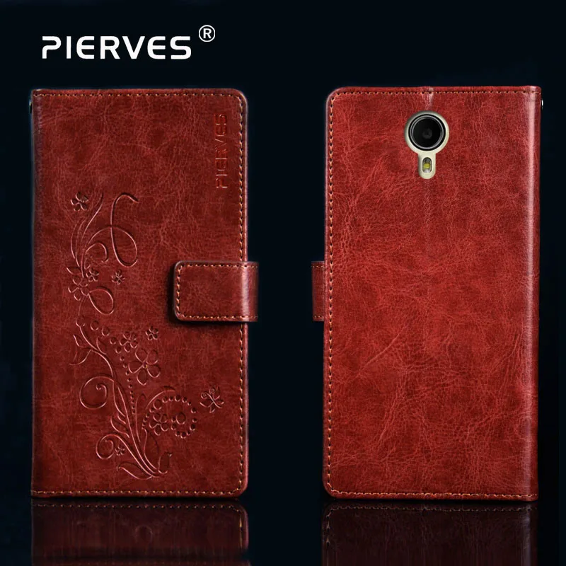 

Pierves Card Slot Wallet Leather Case Luxury filp Stand Cover for Prestigio Muze B3 B5 B7 C5 C7 X5 Lte H3 G3 E5 E7 D5