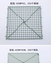 10 pc/lote 40*60cm flores de plástico esteira grade híbrido flor casamento painéis de parede decoração do casamento pano de fundo(China)