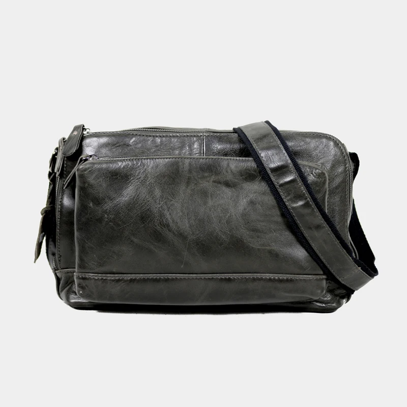 

Man Handbag Genuine Cowhide Leather Shoulder Crossbody Retro Portfolio Flap Original Casual Business Male Gift Mochila Travel