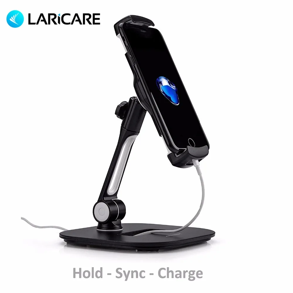  LARICARE Aluminum Tablet Phone Stand Holder Rotatable Adjustable Tablet Support car Stand Holder