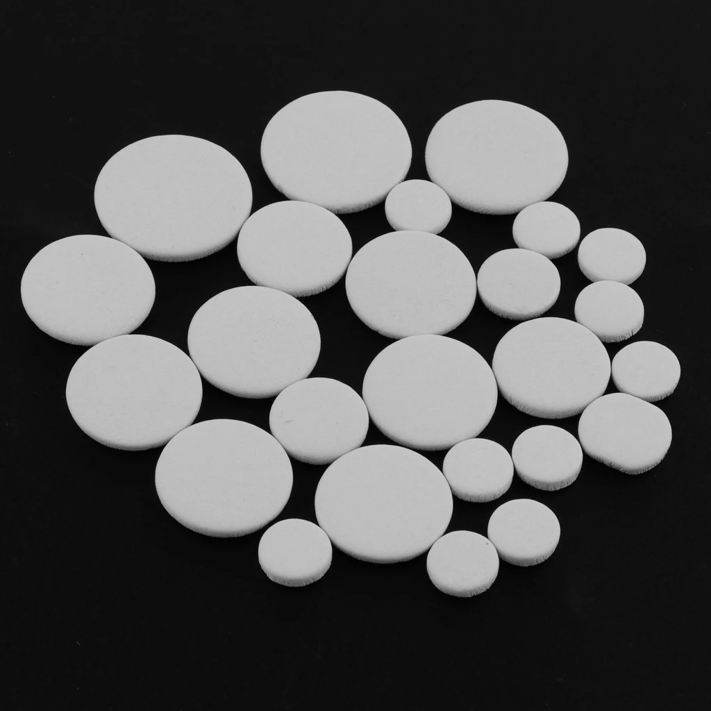 Tooyful 1 Pack Leather Bassoon Soundhole Mats Pads White DIY Woodwind Instrument Parts for Bassoonist