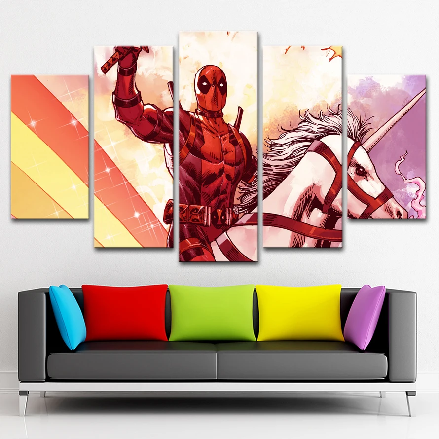 

Deadpool Movie HD Print Painting Modern Decorative Painting Canvas Wall Art Picture Home Decoration Living Room Canvas Painting