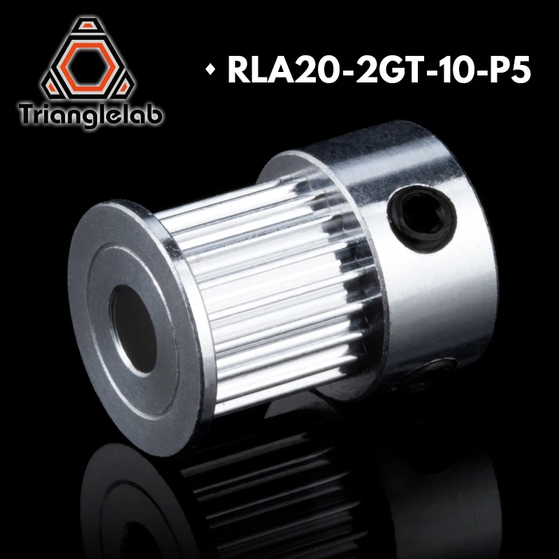 

Trianglelab 9mm 2GT 20 teeth Aluminum Timing Pulley Belt Pulley GT2 9mm P5MM P8mm for 6mm synchronous belt Gear Wheel Sprocket