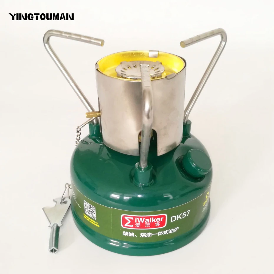 

YINGTOUMAN Camping Gasoline Stove Non Preheating Sound Proof Oil Stove Burners Outdoor Cookware Picnic Furnace Oil Stoves