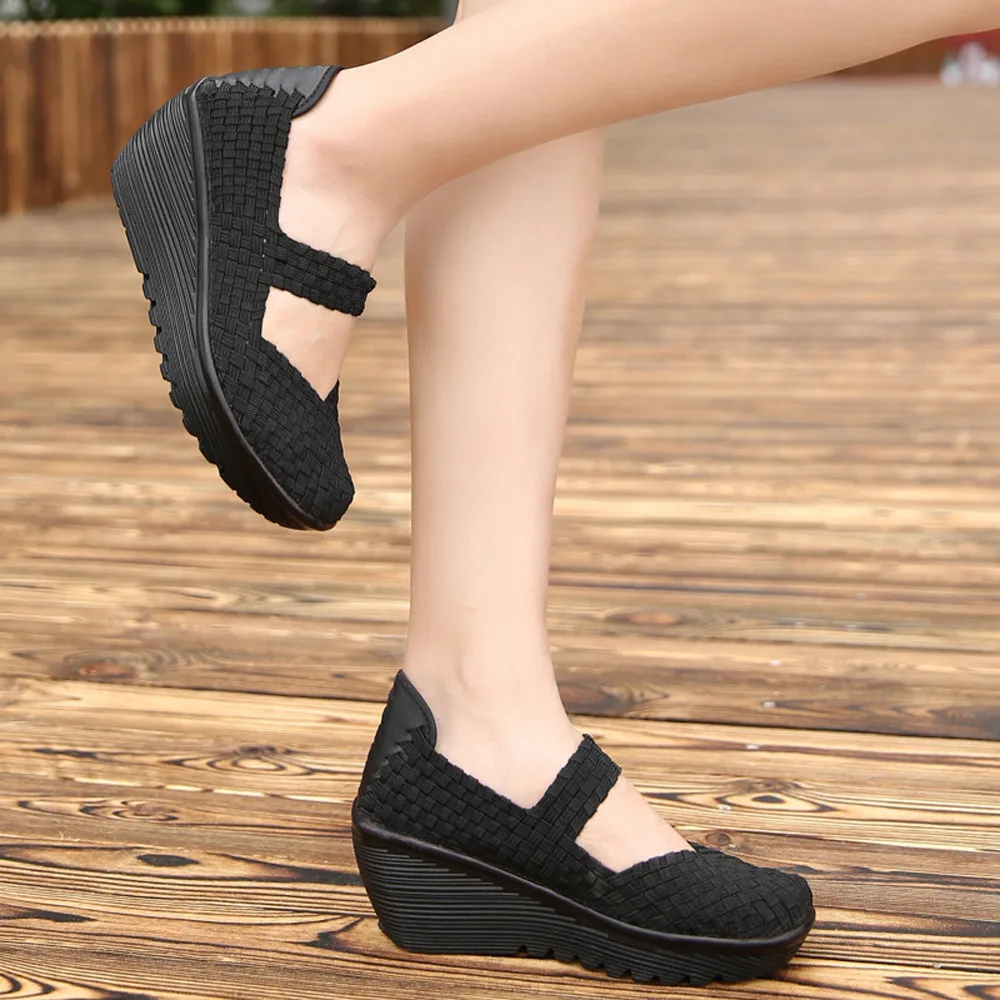 Perimedes/Женская прогулочная обувь; повседневная мягкая обувь на плоской подошве для девочек; специальные кроссовки с ремешком; однотонная обувь с переплетением;# g30