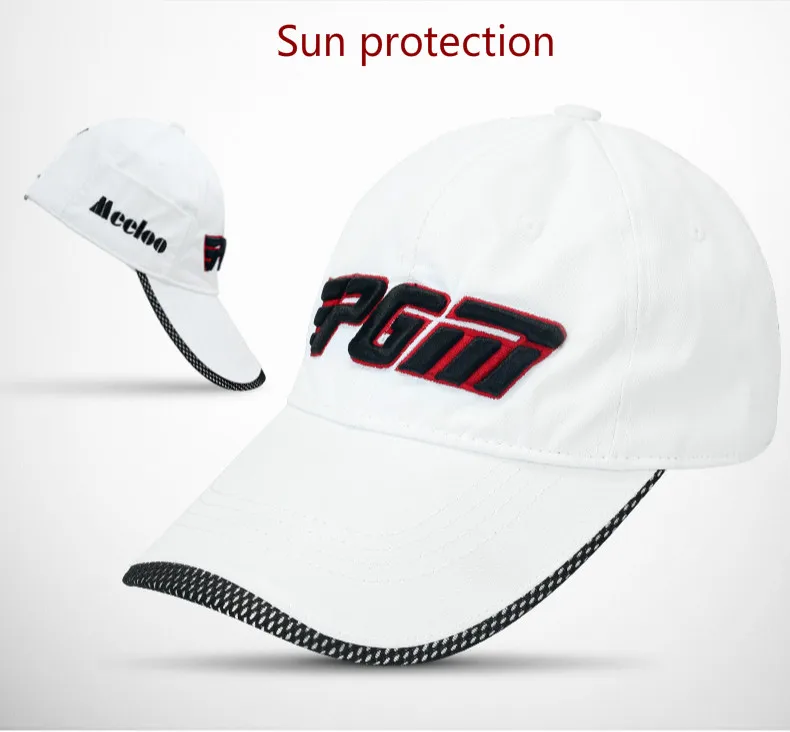 PGM гольф кепка мужская женская вышитая хлопковая шляпа наружная Солнцезащитная дышащая УФ-защита Кепка Средний размер унисекс