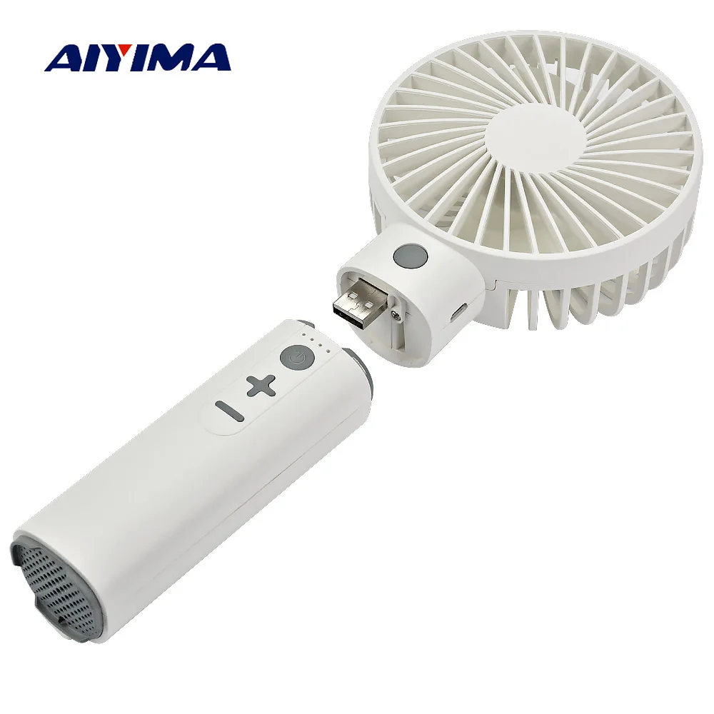 

AIYIMA Multi-function Bluetooth Audio Portable Speaker With Mini Fan Mobile Power Bank Flashlight Functions Wireless Speakers
