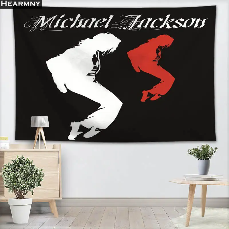 

Background Fabric Valance Tapestry Wall Hanging Custom Michael Jackson Bedroom Living Room Blanket Yoga Beach Towel Tablecloth