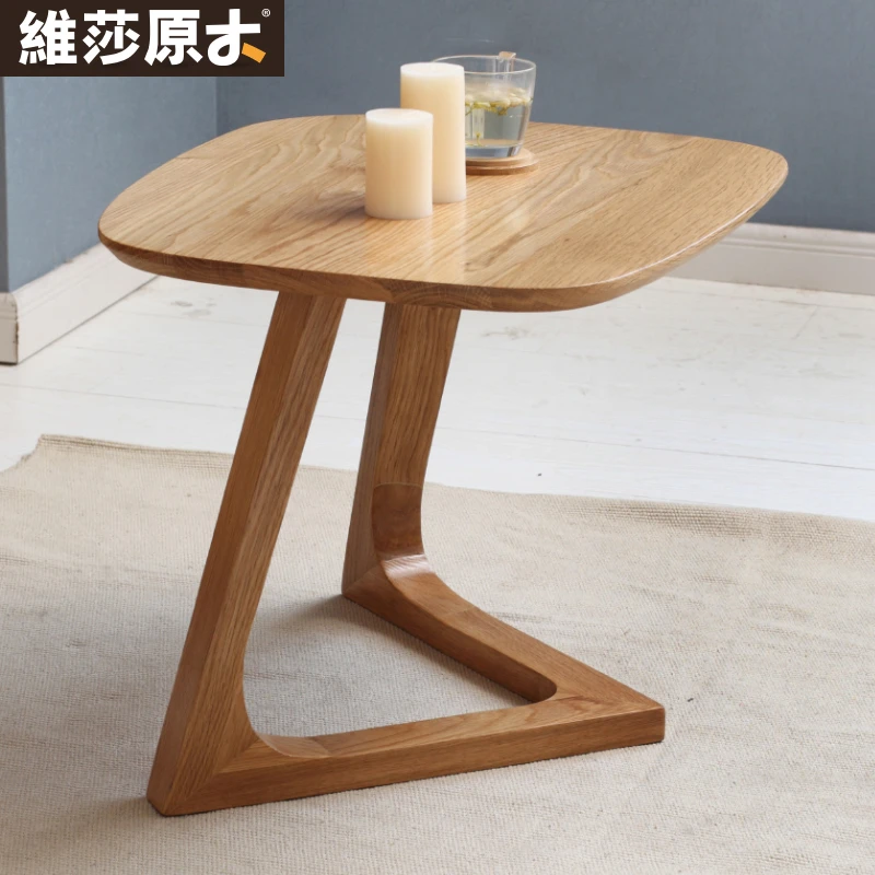 corner lamp table oak