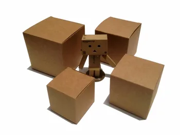 

10*10*10cm Cube kraft paper box.gift small boxes 200pcs/lot