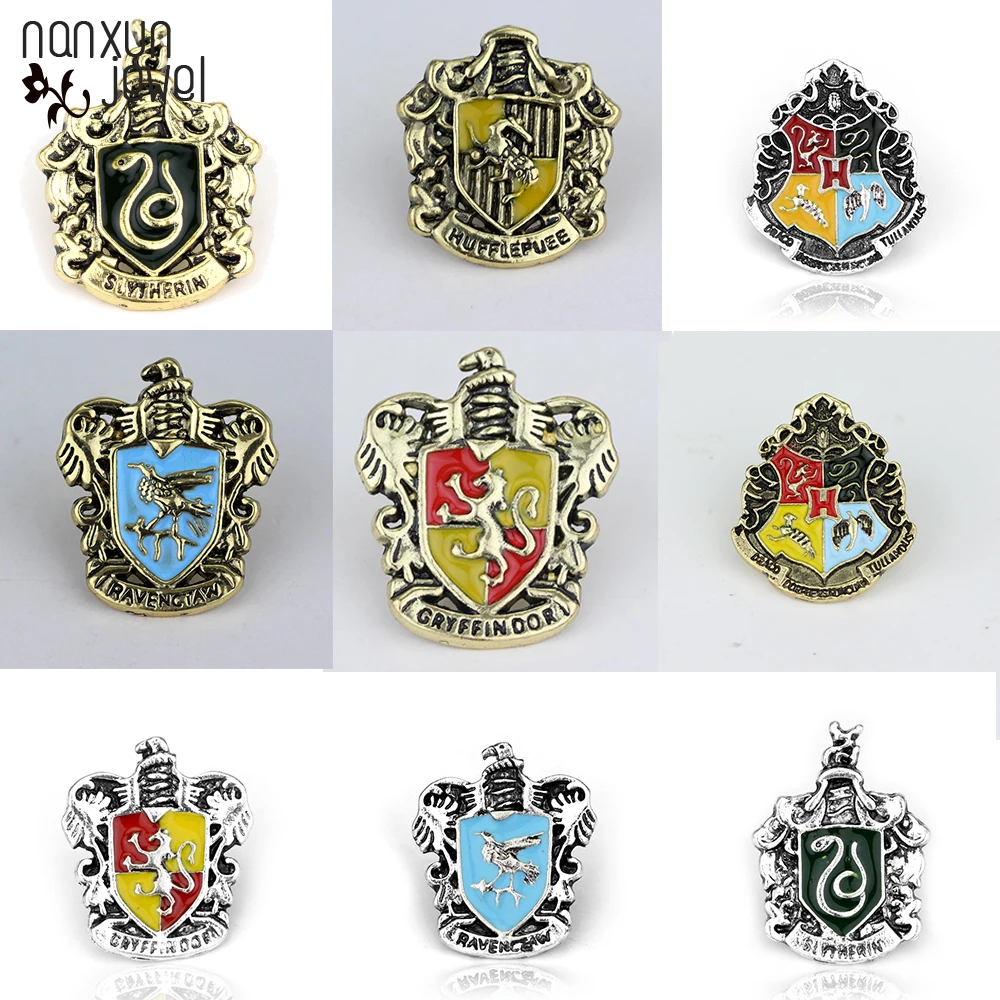 حار بيع خمر مدرسة هوجوورتس شارة المينا الفيلم دبابيس التلبيب دبابيس HP الأفلام مجوهرات دعوى طوق حقيبة اكسسوارات الرجال هدايا