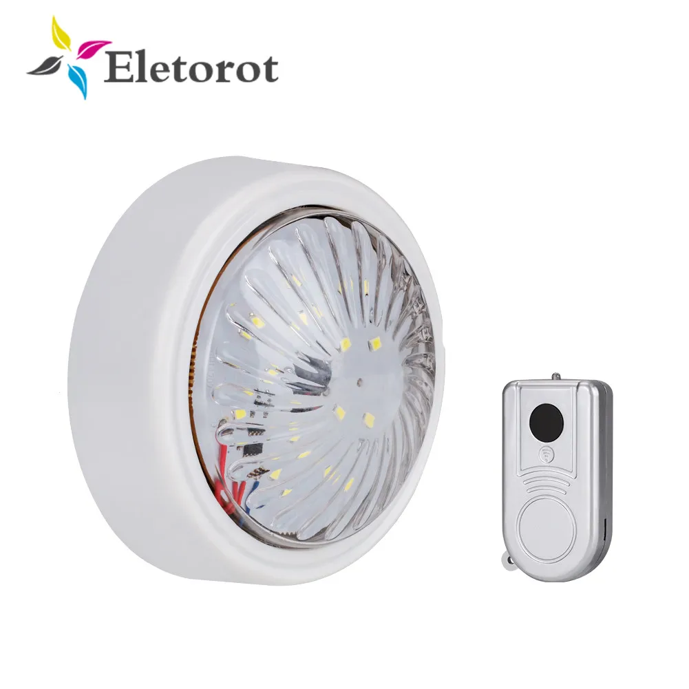 

Wireless Telecontrol Small Night Light with Remote Control Smart Wardrobe Kitchen Under Cabinet Lamp Home 3 Modes Closet Lamp