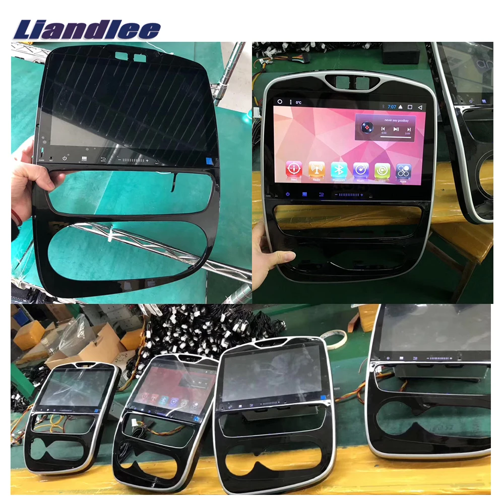Best Liandlee 10.2" HD touch For Renault Clio 2012~2016 MANUAL AC Car Android Radio Player GPS Navi Nav Maps Media OBD Camera no DVD 1