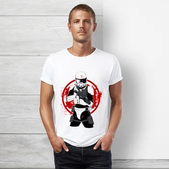 

seestern brand hot sale 2018 Summer New Fashion Men's T-shirts Star Wars The Darth Face T shirt 100% Cotton High Quality Short