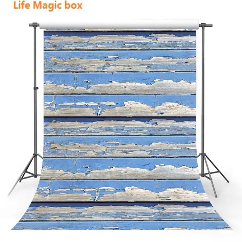 Varal De Fotos Suelo Vinilo Blu Grigio Woodlands Partito Foto-354