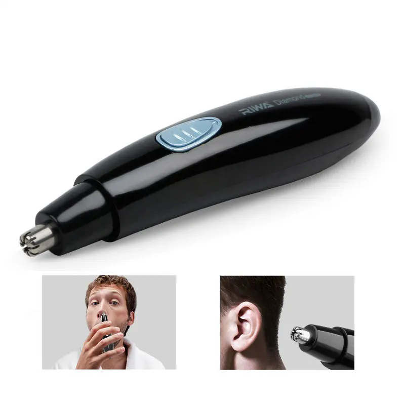 Женский/мужской электробритва для удаления волос в носу триммер Точная отделка волос носа и уха питание от 1 AA Baterry портативный удобный