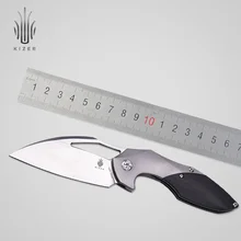 Kizer folding tactical knife Ki4502A1 outdoor essential knife suit to big hand combat survival knife high quality hand tool