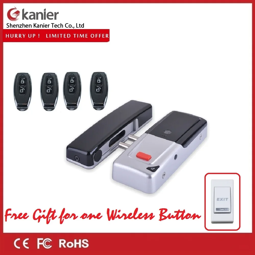 wireless Remote control home door locks smart electronic ...
