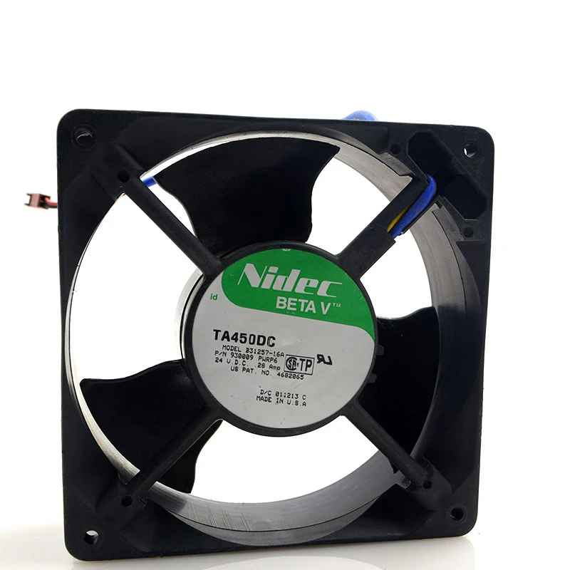 Оригинальный серверный инвертор Nidec B31257 16A 120x120x38 мм 120 DC 24 в А осевой охлаждающий