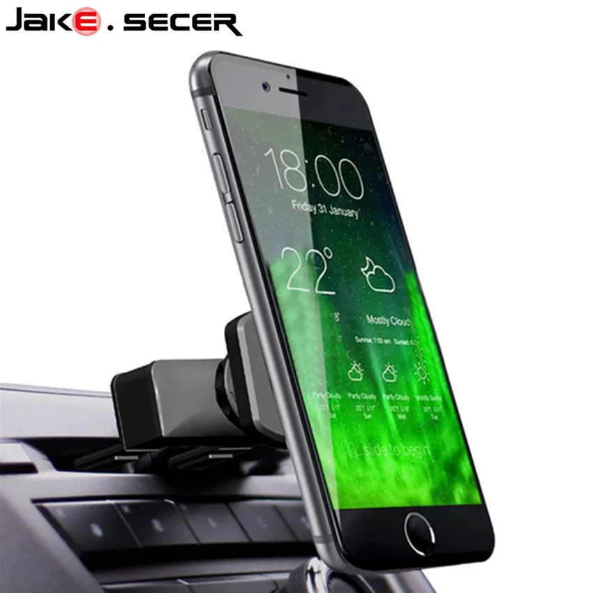 

Universal magnetic car phone CD holder for mobile phone iphone 8 lite P8 360 degrees magnet car holder stand support DVR GPS