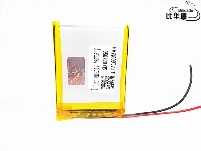 064050 604050 3,7 V 1600mAh литий-полимерный аккумулятор навигация gps маленькие игрушки литий-ионный аккумулятор для DVD MP4 MP5 камеры