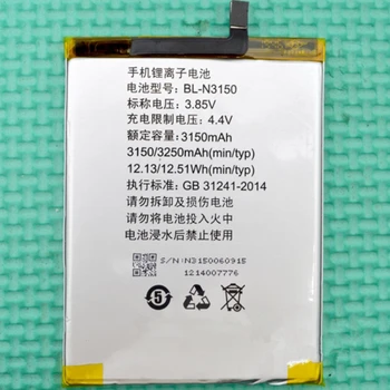 

Rush Sale Limited Stock Retail 3150mAh BL-N3150 New Replacement Battery For GIONEE S6 GN9010 High Quality