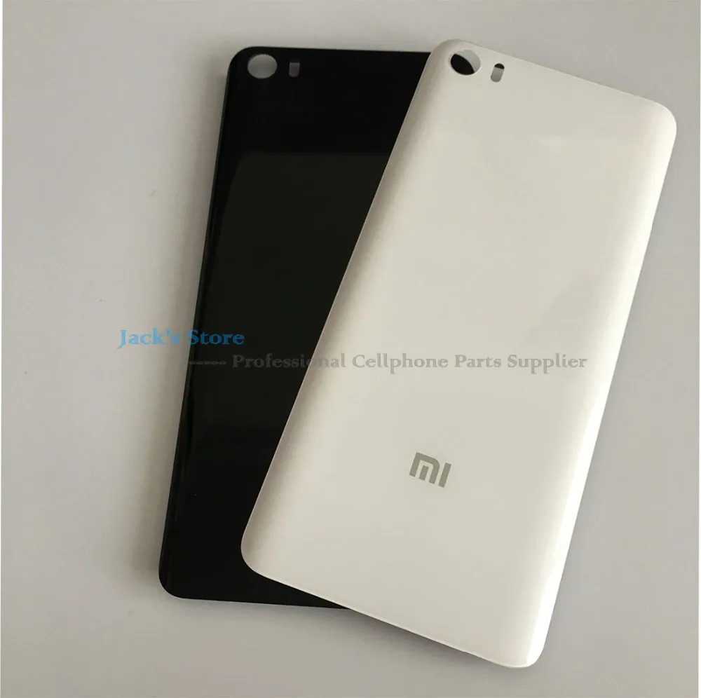 for Xiaomi Mi 5 M5 Mi5 Battery Cover Original 3D Glass Material Back Battery Door Housing