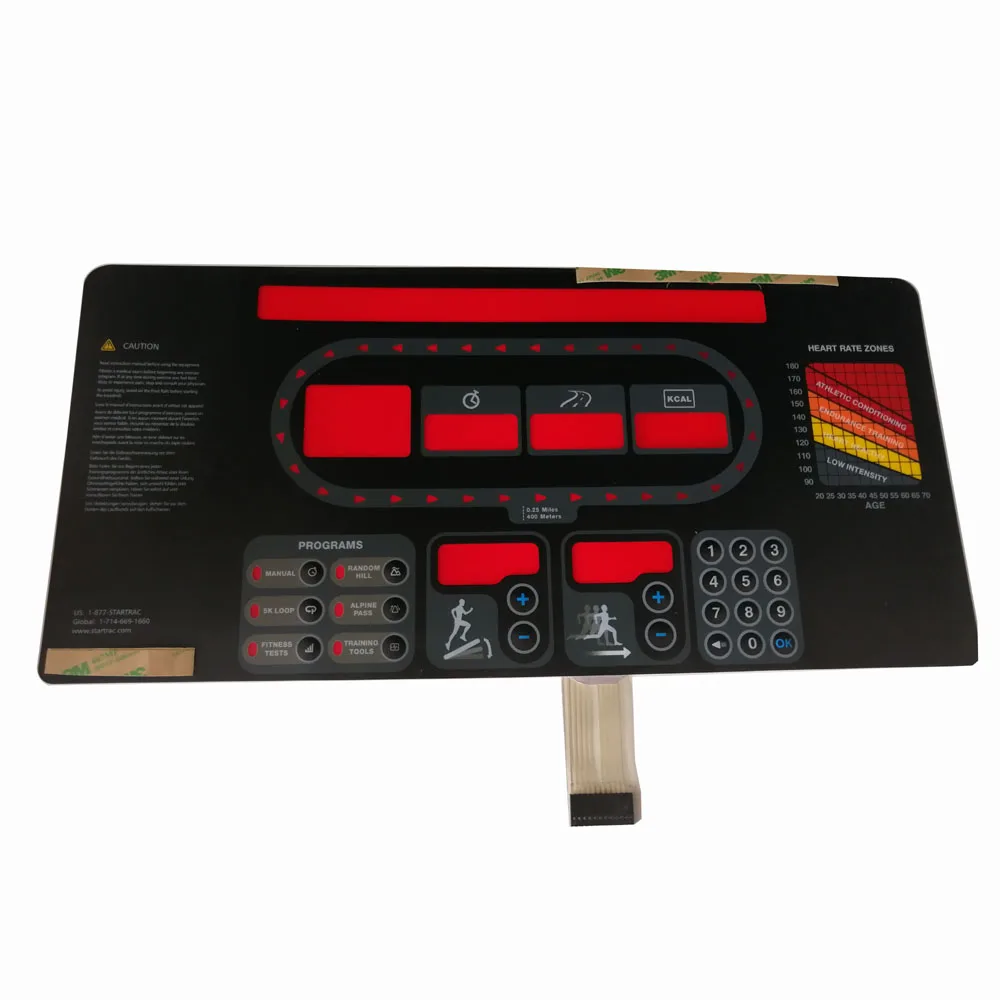 

Treadmill console button keyboard for STAR TRAC 9054 switch panel