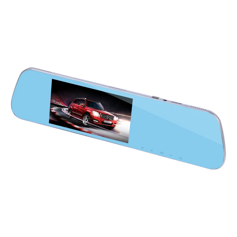 Pbear DVR Digital Video Recorder 1080P Full HD Video Registrator Dual Lens Rearview Mirror Video Camcorder Cycle Recording