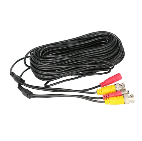 Новинка 10 м кабель с байонетным коаксиальным разъемом Аксессуары для камер видеонаблюдения BNC видео Мощность комбинированный кабель для комплект для видеонаблюдения DVR