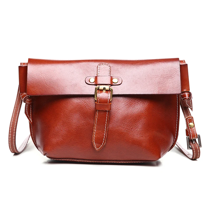

Luxury Brand Women Bags Genuine Leather Shoulder Bag Women Messenger Bags for Women Ladies Vintage Zipper Female Crossbody Bags