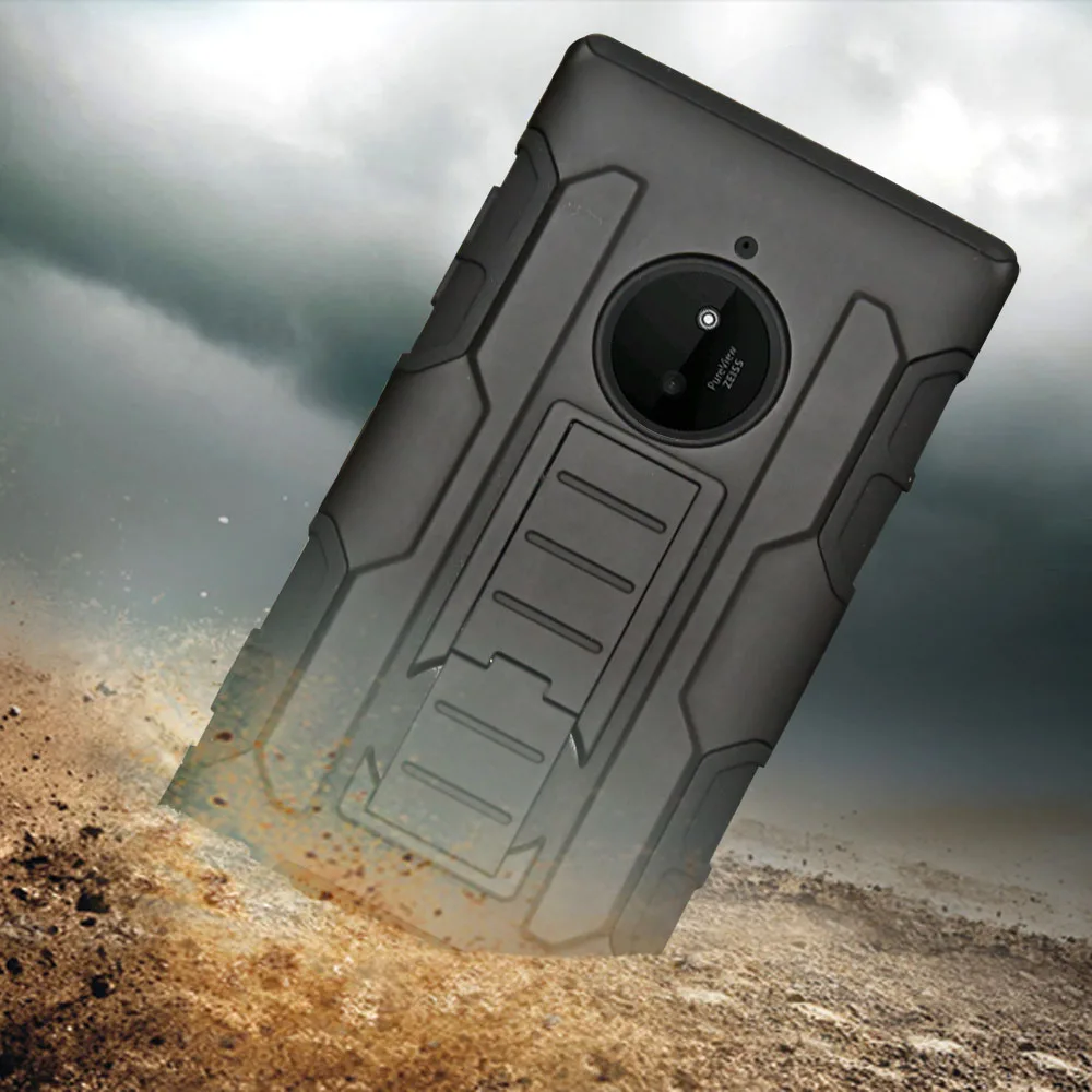Защитная Броня Жесткий Чехол кобура Зажим для ремня Nokia Lumia 920 950 630 635 830 640 640XL 650 530 730