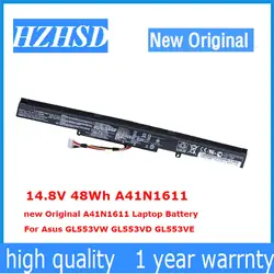 14,8 V 48Wh A41N1611 новый оригинальный A41N1611 ноутбука Батарея для Asus GL553VW GL553VD GL553VE