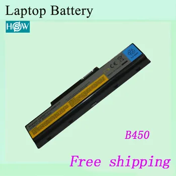 

4400mah 6cells B450 Laptop Battery for Lenovo L09M6Y21 L09S6Y21 Black+gift