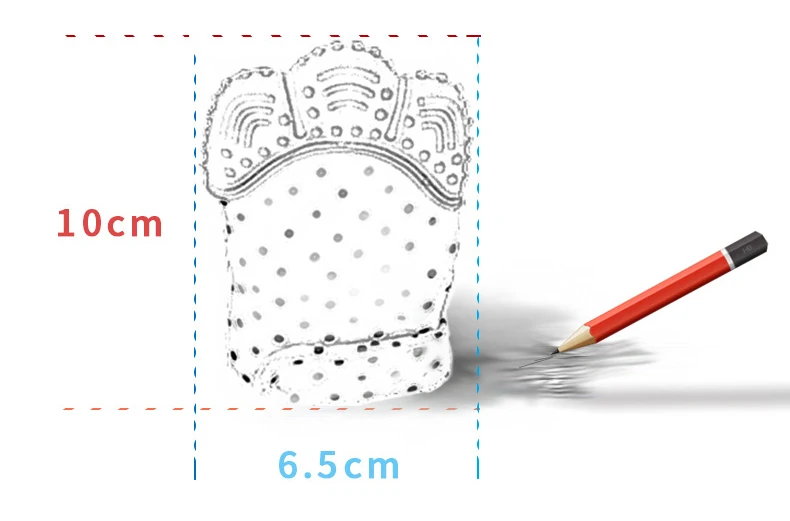 Ребенок силиконовый Прорезыватель соску перчатки игрушки Детские Прорезывание Зубов, жевательные ухода за новорожденными варежки бисер дети Give Up сосать пальцы