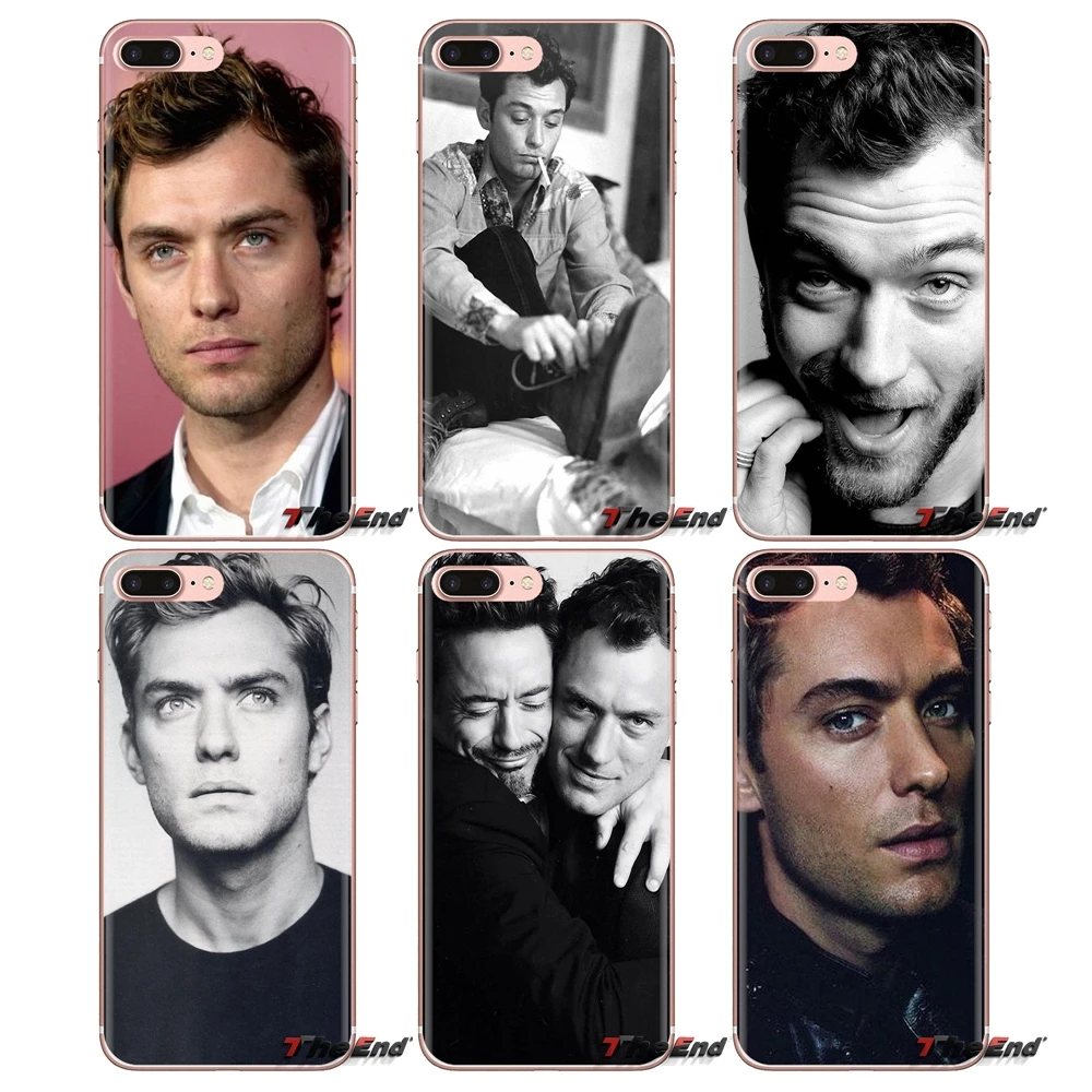 For iPod Touch Apple iPhone 4 4S 5 5S SE 5C 6 6S 7 8 X XR XS Plus MAX Jude Law South London gents Transparent Soft Shell Covers |
