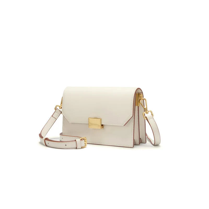 

LOVELY 2019 Small Square Package Genuine Leather Single Shoulder Package