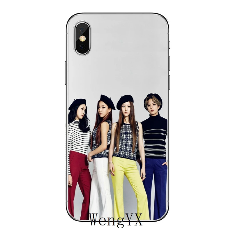 Тонкий мягкий чехол из ТПУ для Samsung Galaxy J3 J5 J7 A3 A5 A7 2015 2016 2017 2018 FX kpop Корейская группа